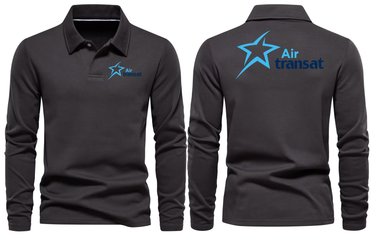AIR TRANSAT LONG SLEEVE POLO 01